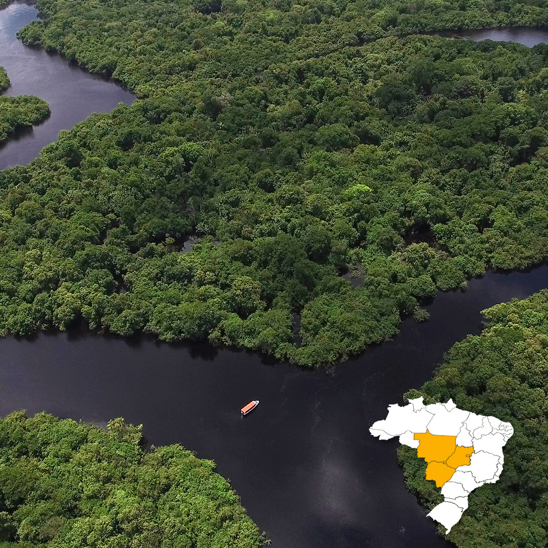 Destinations in the center-west of Brazil